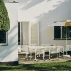 Parasol Terrazza Hexagon, Blanco roto-ocre*HAY Hot