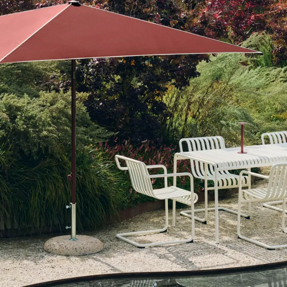 Parasol Terrazza Square, Blanco roto-burdeos*HAY Sale