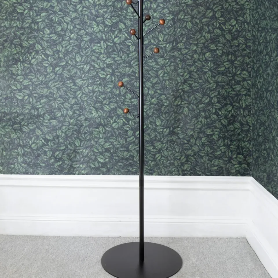 Perchero Bill Floor, Negro-marrón oscuro*Maze Outlet
