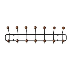 Perchero Bill Horizontal S, negro-marrón oscuro*Maze Online