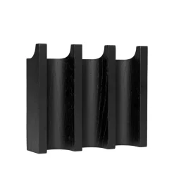 Perchero Column, Oak black lacquered*Kristina Dam Studio New