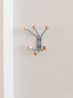 Perchero de pared Bill XS, Pigeon blue*Maze Best