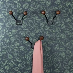 Perchero de pared Bill XXS, negro-marrón oscuro*Maze Online