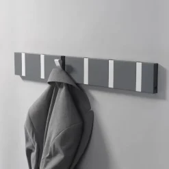 Perchero de pared Knax 40 cm, negro-gris*LoCa New