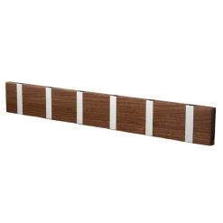 Perchero de pared Knax 60 cm, nogal aceitado-gris*LoCa