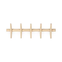 Perchero de pared PI, Plátano lacado, 70x21 cm*Ethnicraft Discount