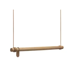 Perchero Swing, Oak natural, l, cordón natural*LIND DNA Outlet