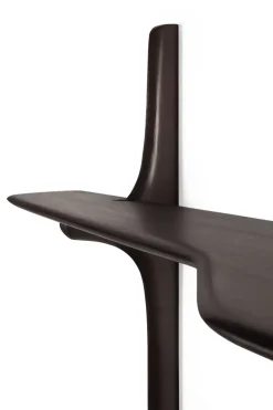 PI escritorio de pared, Madera de caoba dark brown, 140x48 cm*Ethnicraft