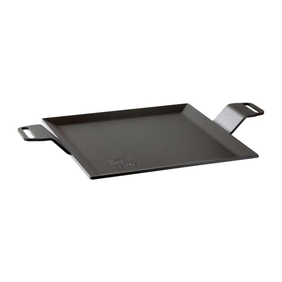 Placha, 4 mm acero al carbono, Superficie de cocción 22x22 cm*Kockums Jernverk Best