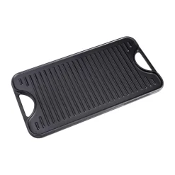 Plancha de hierro fundido reversible 25x47 cm,*Victoria Discount