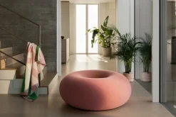 Puf Boa Ø114 cm, Cotton candy*Hem