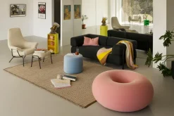Puf Boa Ø114 cm, Cotton candy*Hem