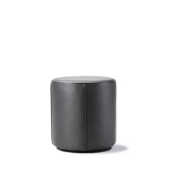 Puf Mono , Cuero omni 301 black - Ø39 cm*Fredericia Furniture Hot