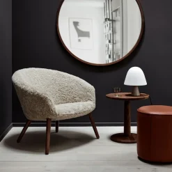 Puf Mono , Grand linen , Ø39 cm*Fredericia Furniture Hot