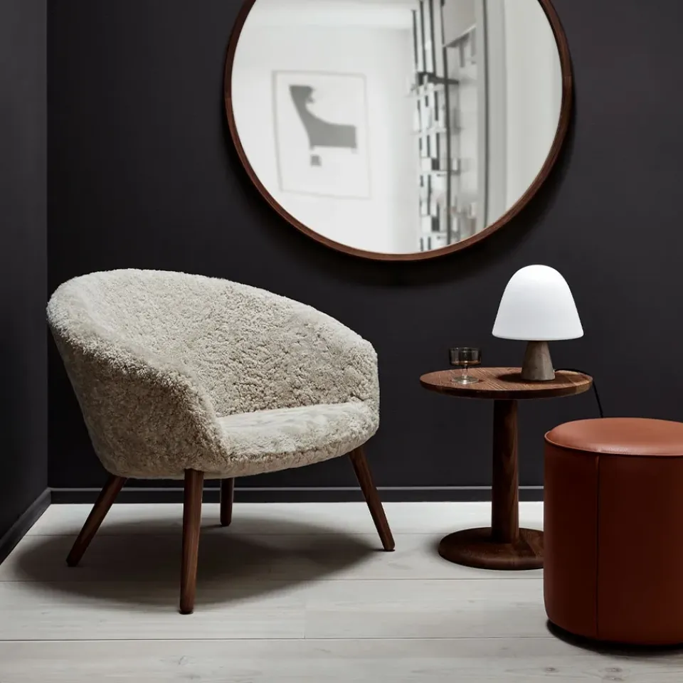 Puf Mono , Grand linen , Ø39 cm*Fredericia Furniture Hot