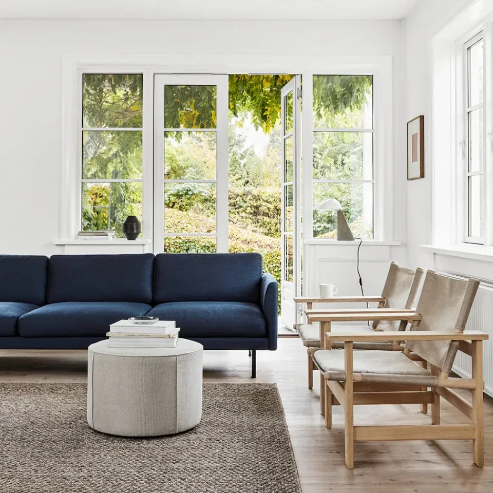 Puf Mono , Grand linen - Ø55 cm*Fredericia Furniture New
