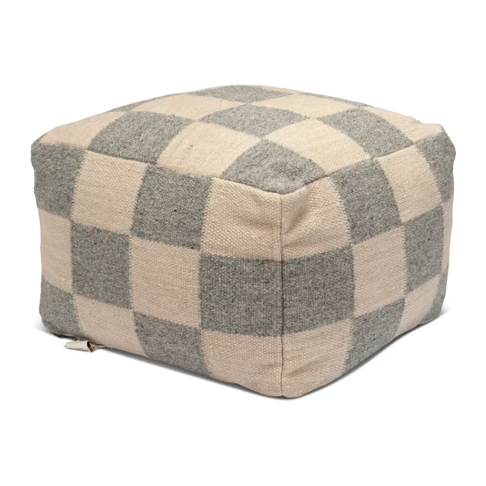 Puf Square 50x50 cm, Gris-natural*Classic Collection