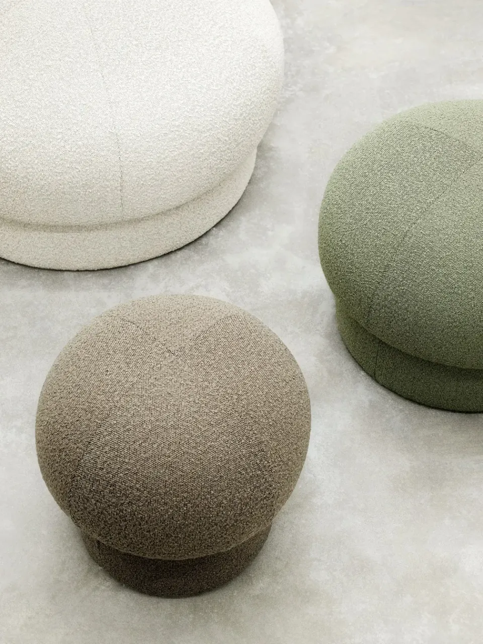 Puf Uno Ø94 cm, Cream*Design House Stockholm New