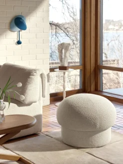Pufe Uno Ø65 cm, Cream*Design House Stockholm Best