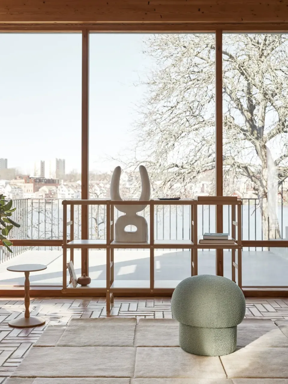 Pufe Uno Ø50 cm, Green*Design House Stockholm Online