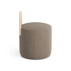 Puff Amstelle pequeño roble lacado natural, Main Line Flax 23*Swedese Best
