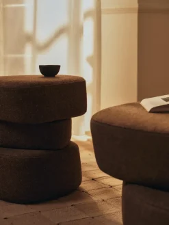 Puff de asiento Plyo staple, Dark brown*Ferm Living Outlet