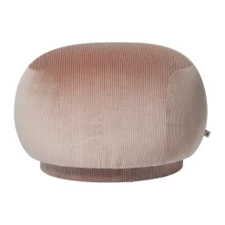 Puff Rico pouf, Devoré Velvet-blush*Ferm Living