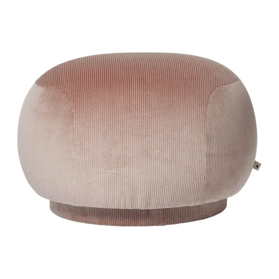 Puff Rico pouf, Devoré Velvet-blush*Ferm Living