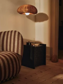 Quemador de incienso Pyra , Borstad aluminium*Ferm Living Hot