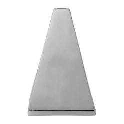 Quemador de incienso Pyra con forma de cono, Borstad aluminium*Ferm Living Hot