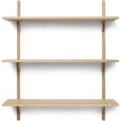 Repisa Sector triple wide, Roble-latón*Ferm Living Hot