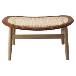 Reposapiés Dandy, Roble-natural-cuero Tärnsjö cognac*Gärsnäs