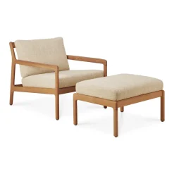 Reposapiés Jack outdoor teak, Natural*Ethnicraft Hot