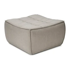 Reposapiés N701 70x70 cm, Tela ecru*Ethnicraft Hot