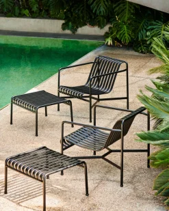 Reposapiés Palissade Ottoman, Anthracite*HAY