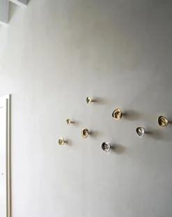 Ripple núm. 02 colgador grande, Cromo*Hein Studio Outlet