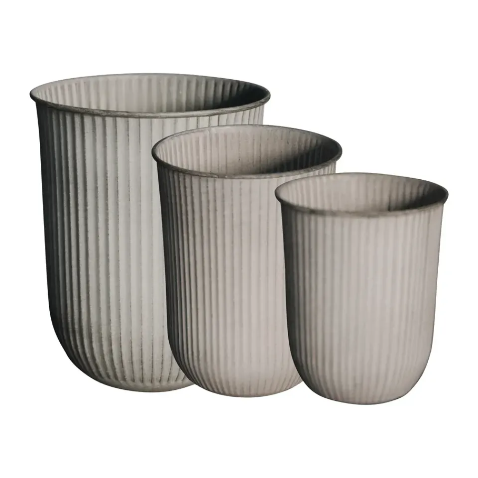 Set de 3 macetas Out stripe,*DBKD Discount