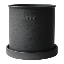 Set de 2 macetas Plant pot small, Black*DBKD Discount