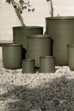 Set de 2 macetas Plant pot small, Green*DBKD Online