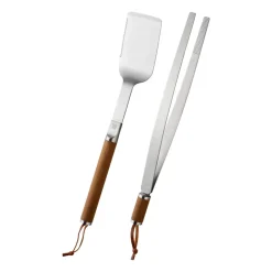 Set de 2 piezas para parrilla Norden, acero inoxidable-abedul*Fiskars Online