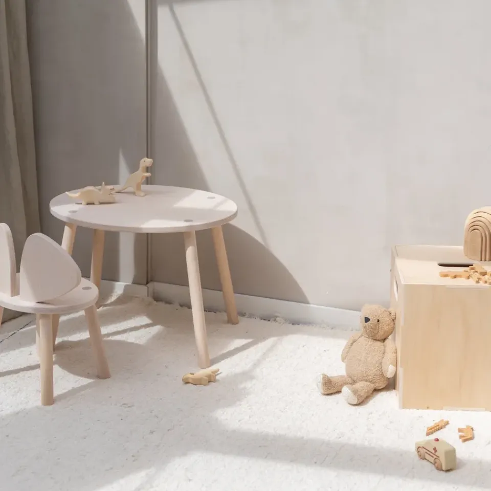 Set silla + mesa infantil Mouse, Abedul*Nofred Best