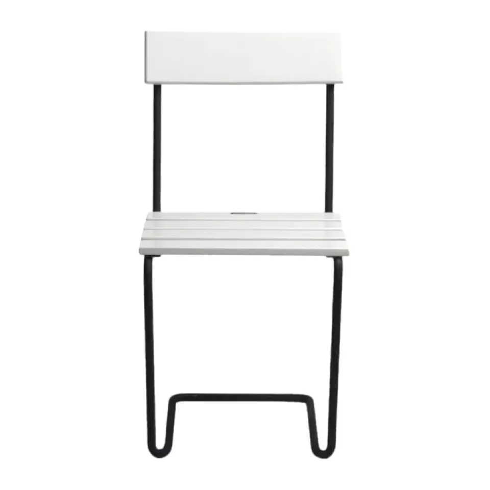 Silla 1, Roble tratado blanco-negro*Grythyttan Stålmöbler Hot