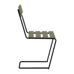 Silla 1, Verde claro roble-negro*Grythyttan Stålmöbler Best