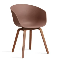 Silla About a Chair 22, 2.0 , Ladrillo suave-estructura de nogal lacada*HAY Hot