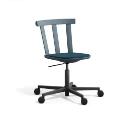 Silla Alt base giratoria con asiento tapizado abedul, Vidar 4, 733 blue-åska 66*Stolab Sale