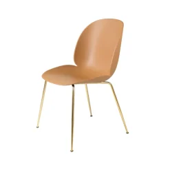 Silla Beetle, Amber brown, patas de latón*GUBI Outlet