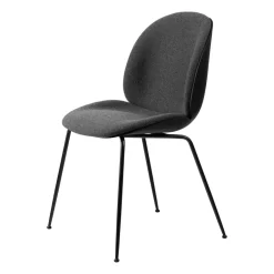 Silla Beetle con patas delanteras tapizadas en , Hallingdal 65 nr.173-black*GUBI Hot