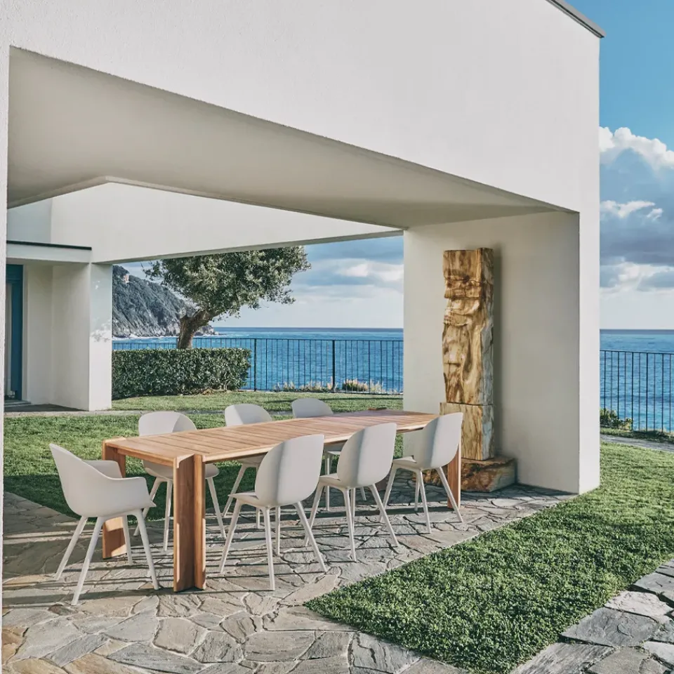 Silla Beetle Dining Outdoor, Alabaster white*GUBI Hot