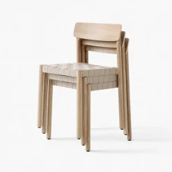 Silla Betty TK1, Roble, asiento de lino natural trenzado*&Tradition Sale