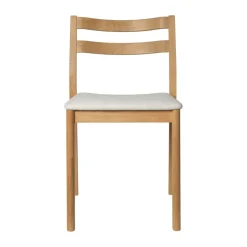 Silla Boda, Asiento tapizado, roble off-white*Ferm Living Outlet